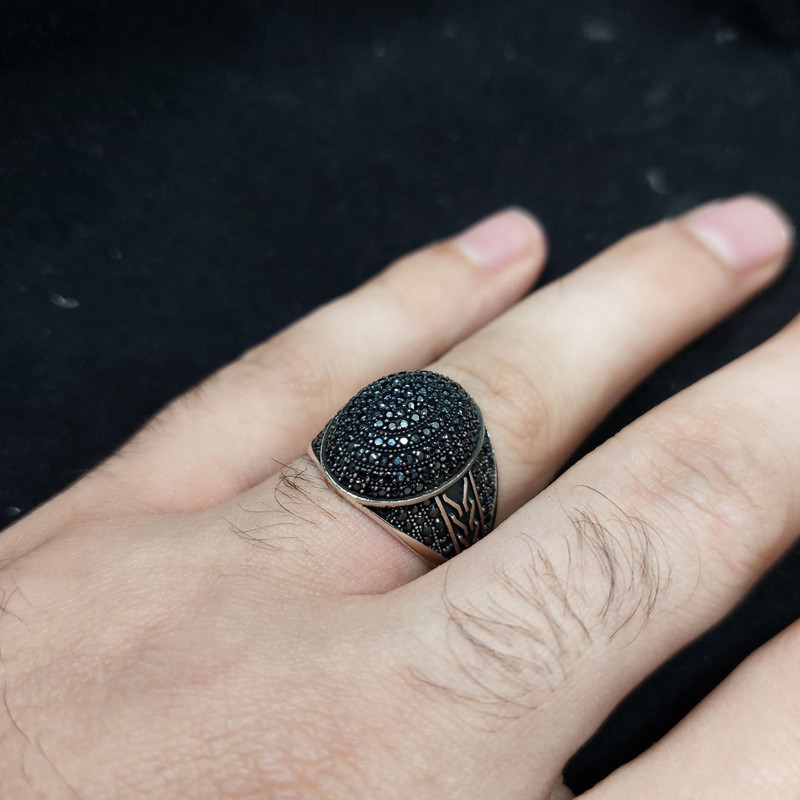 انگشتر نقره مردانه جی تی ای مدل مارگازیت