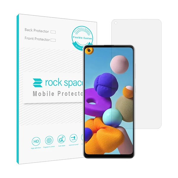 محافظ صفحه نمایش ھیدروژل راک اسپیس کد HGL مناسب برای گوشی موبایل سامسونگ Galaxy A21s