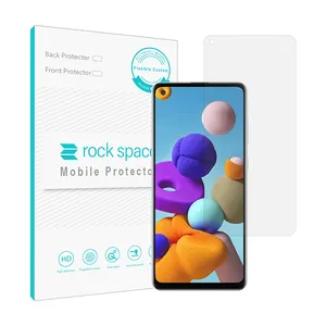 Rockspace transparent screen protector HyGEL model suitable for Samsung Galaxy A21S mobile phone