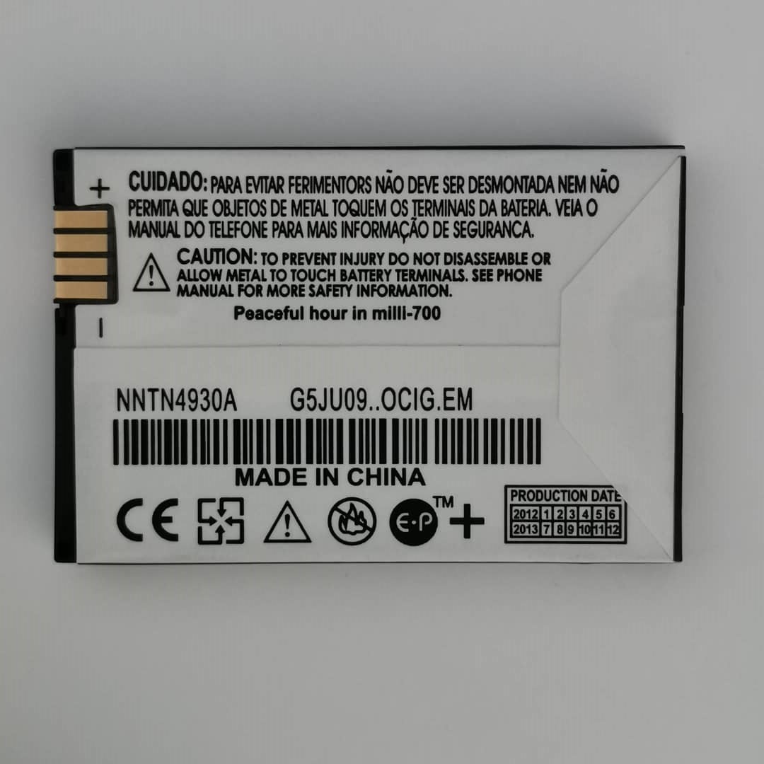 باتری موبایل مدل  NNTN4930A  ظرفیت 850 میلی آمپر مناسب برای گوشی موبایل موتورولا V360/BT50