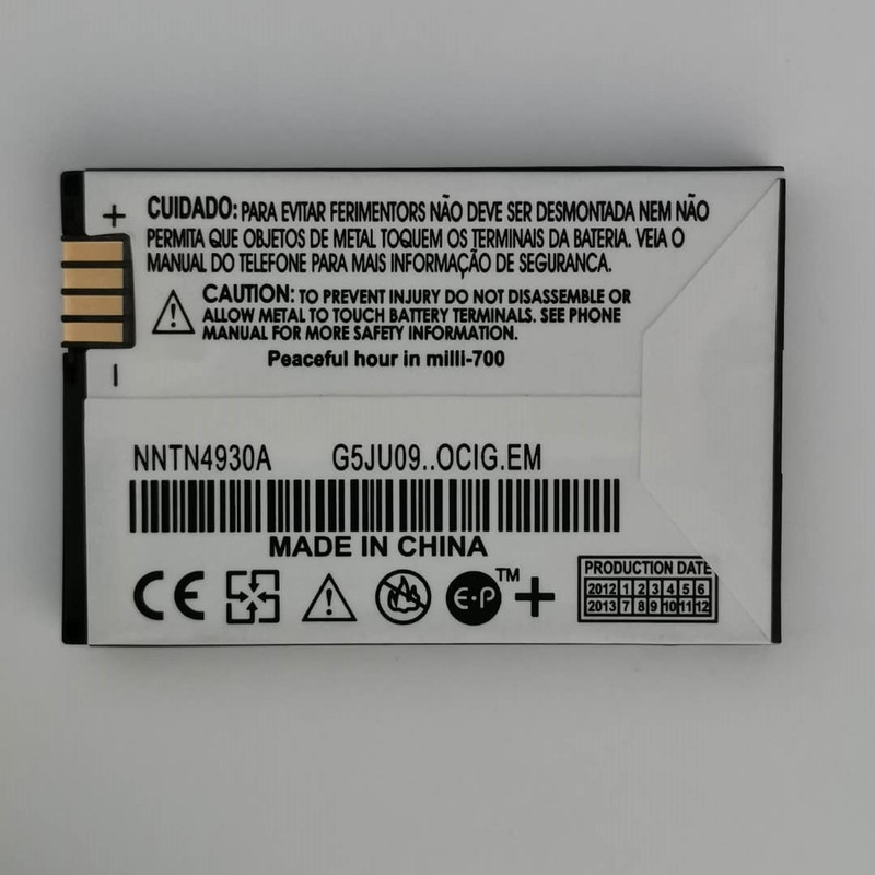 باتری موبایل مدل NNTN4930A  ظرفیت 850 میلی آمپر مناسب برای گوشی موبایل موتورولا V360/BT50