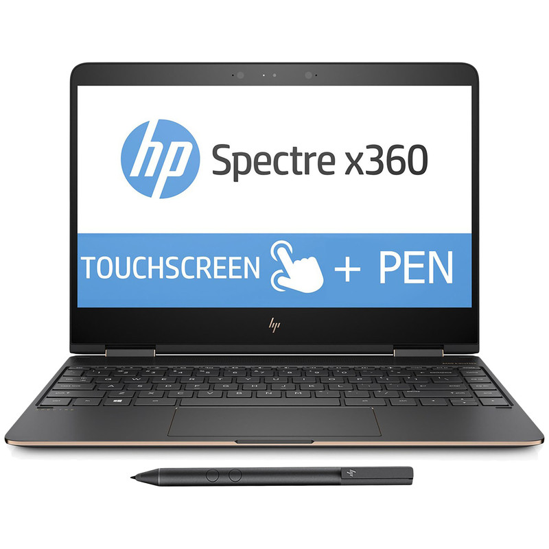 لپ تاپ 13 اینچی اچ پی مدل Spectre X360 13T-AC000B - A+قلم و کاور چرمی اورجینال