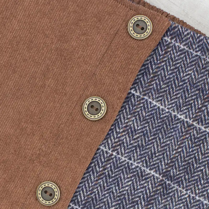 دامن زنانه مدل فون مخمل و پشمی کد BB