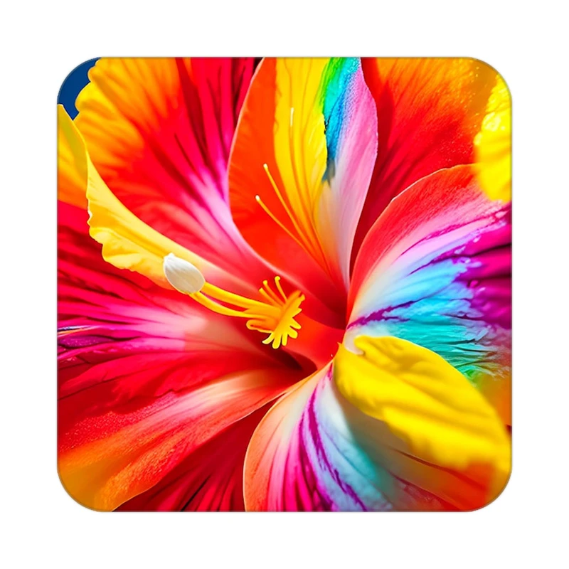 زیر لیوانی کاکتی طرح گل مدل mp16726