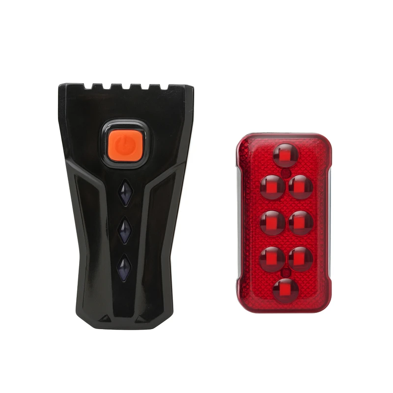 چراغ جلو و عقب دوچرخه کی کسون مدل QX-T1218 بسته 2 عددی