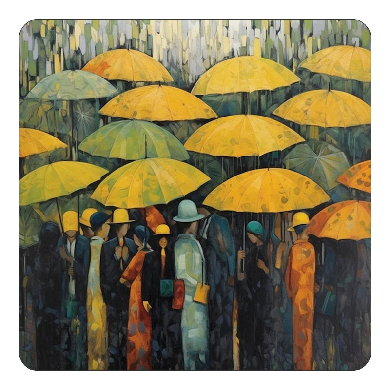 مگنت کاکتی طرح نقاشی رنگ روغن مدل mp71758