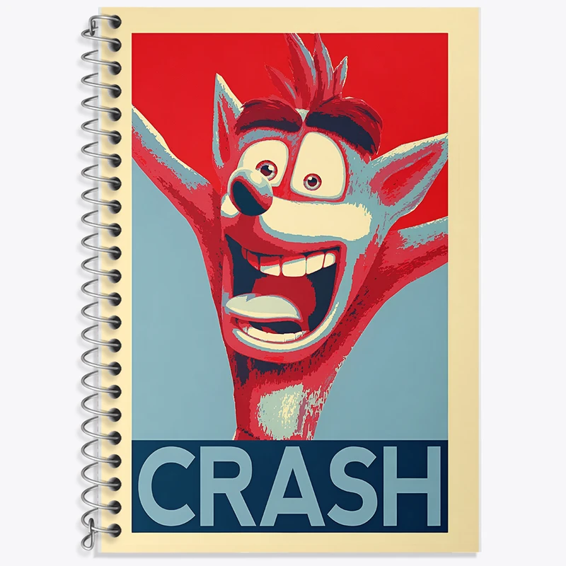 دفتر نت موسیقی 50 برگ خندالو طرح کراش (Crash) کد F6491