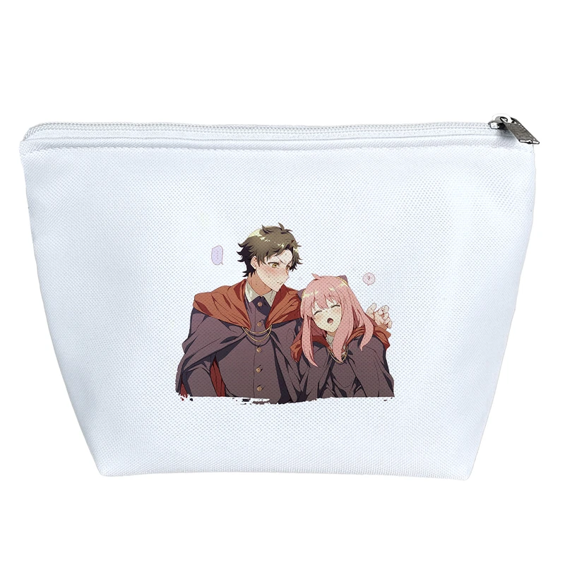 کیف لوازم آرایش دخترانه خندالو مدل آنیا فورجر و دامیان دزموند انیمه اسپای ایکس فمیلی Spy X Family کد 1437