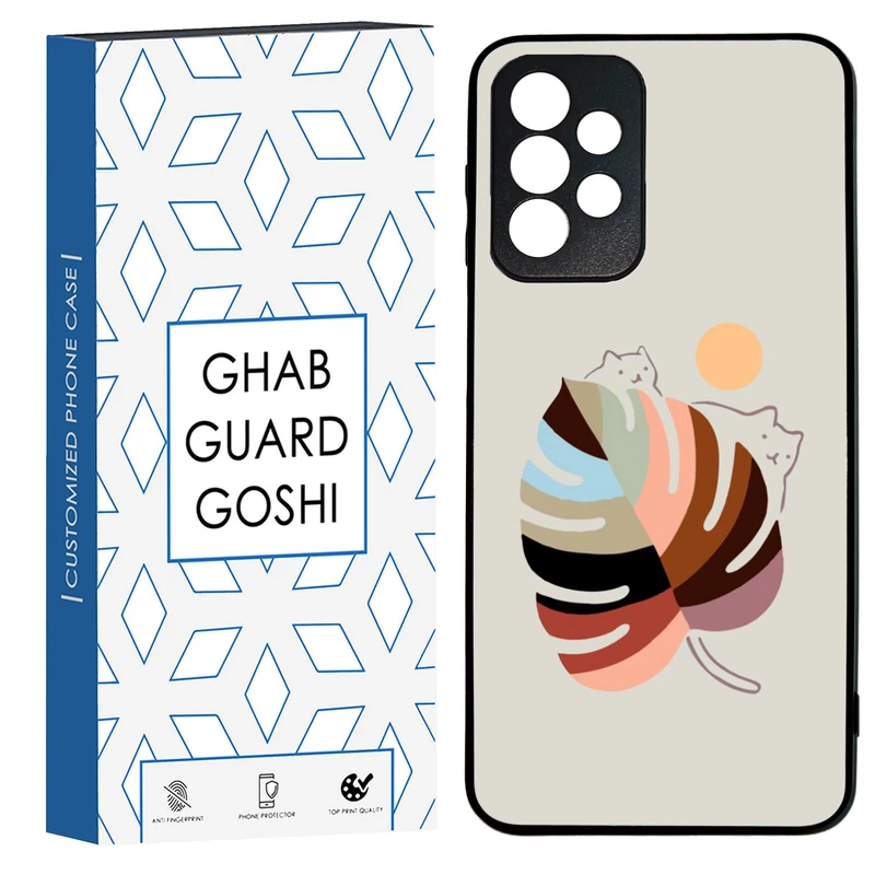 کاور قاب گارد گوشی طرح گربه کد TPU-014 مناسب برای گوشی موبایل سامسونگ Galaxy A23