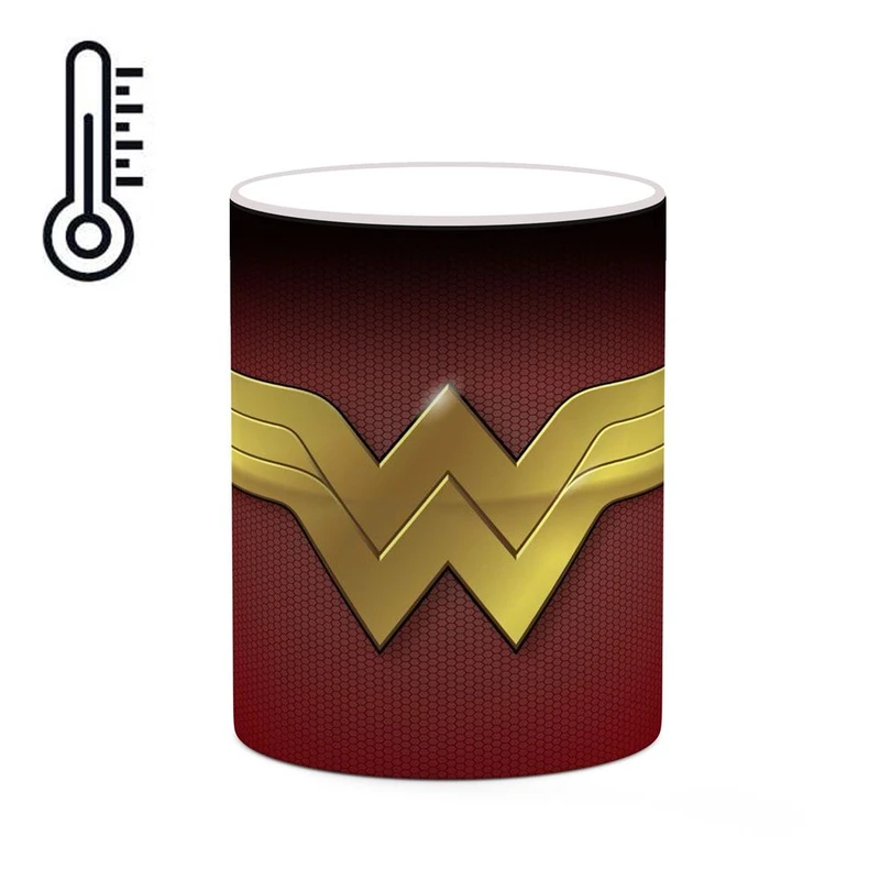 ماگ حرارتی کاکتی مدل واندر وومن Wonder Woman کد mgh40406