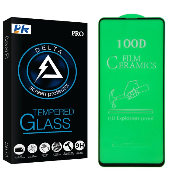 محافظ صفحه نمایش سرامیکی  پی کی مدل Delta Glass مناسب برای گوشی موبایل سامسونگ Galaxy A71/ M51 / M62