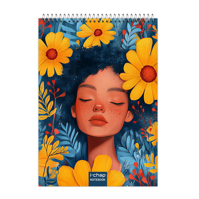 دفتر شطرنجی 100 برگ آی چاپ طرح رویا کد 116