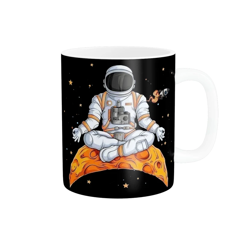 ماگ طرح فضانورد کد 01