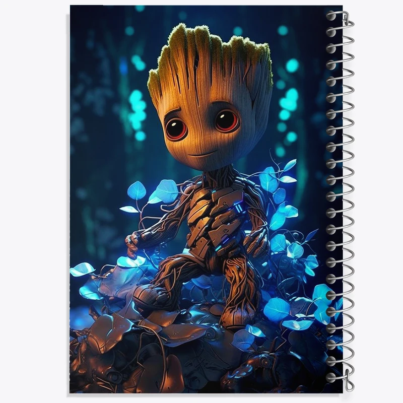 دفتر نقاشی 50 برگ خندالو طرح گروت (Groot) کد N1852