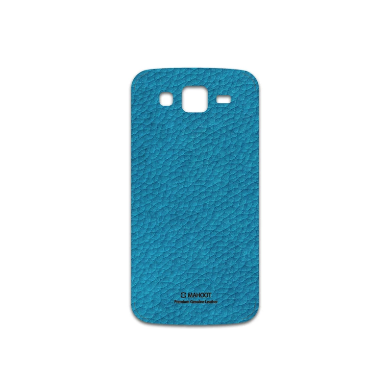 برچسب پوششی ماهوت مدل Blue-Leather مناسب برای گوشی موبایل سامسونگ Galaxy Grand 2