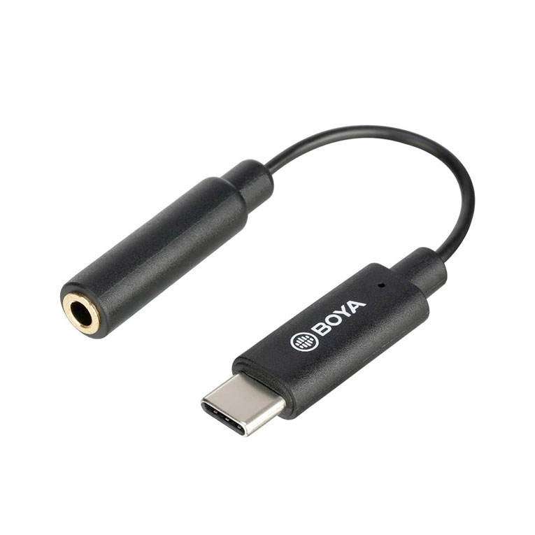 مبدل USB-C به جک 3.5 میلی متری بویا مدل BY-K6 