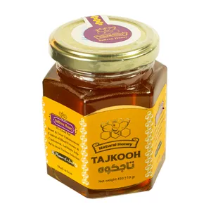 عسل طبیعی زعفرانی تاجکوه - 450 گرم