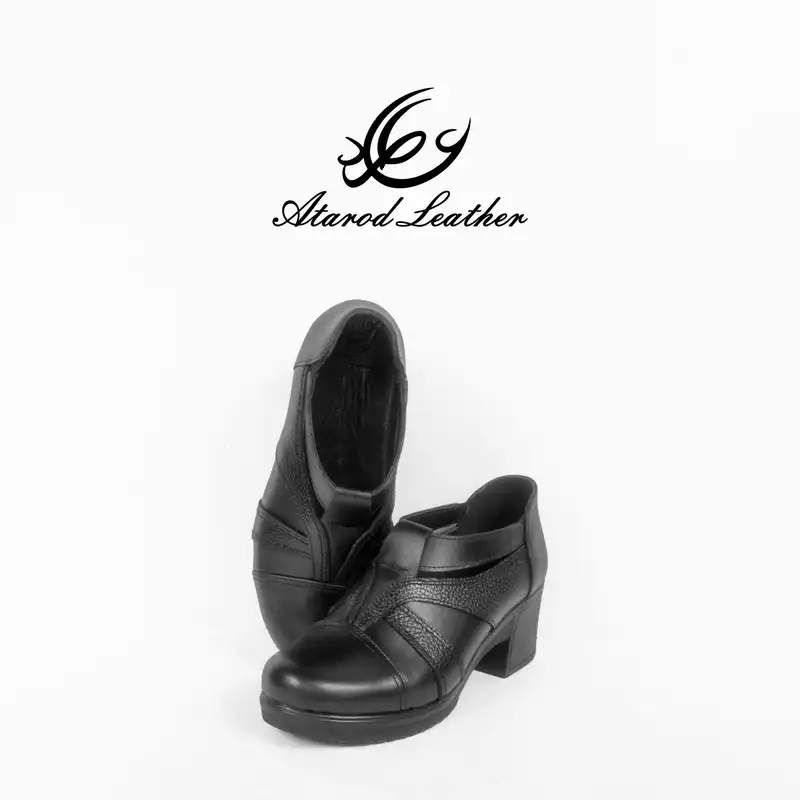 کفش زنانه چرم عطارد مدل چرم طبیعی کد SH253
