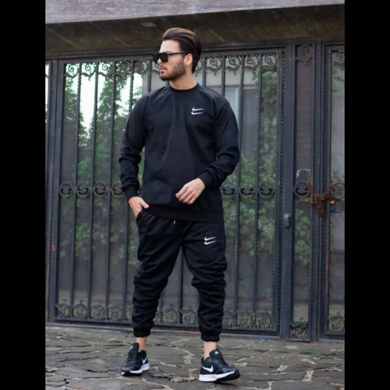 ست تی شرت آستین بلند و شلوار مردانه مدل سوییت کد 2nk