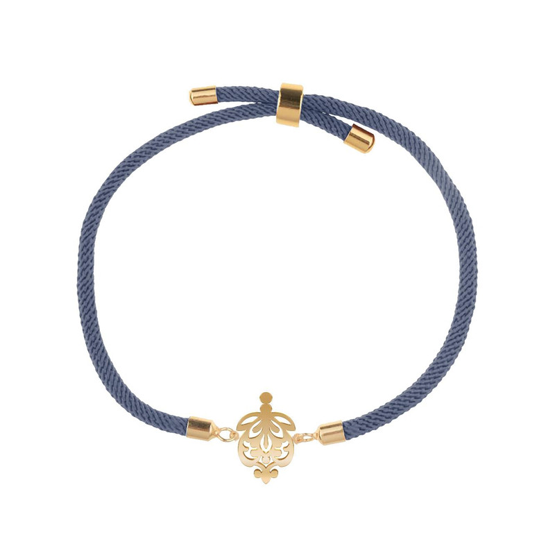 دستبند طلا 18 عیار زنانه مدوپد مدل اسلیمی کد D12-10573