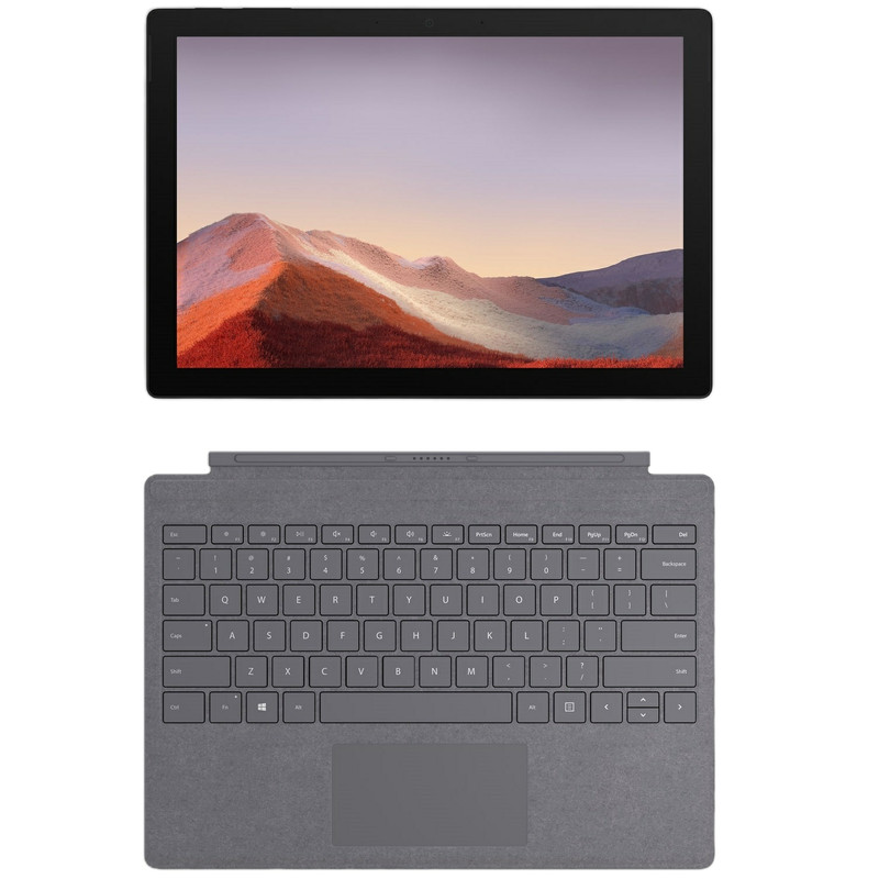تبلت مایکروسافت مدل Surface Pro 7 Plus - LTE ظرفیت 256 گیگابایت به همراه کیبورد Signature Type Cover