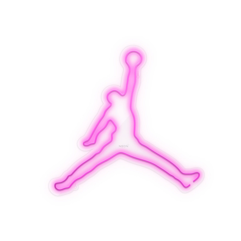 چراغ دیواری نئون دیزاین طرح Jordan_PN