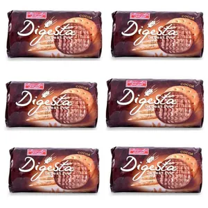بیسکویت دایجستیو شکلاتی شیرین عسل - 150 گرم بسته 6 عددی