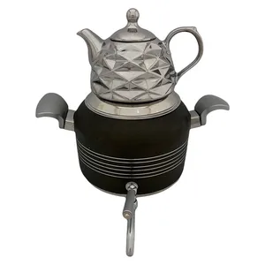 ست کتری و قوری مدل استیل طرح سنگ کد 4