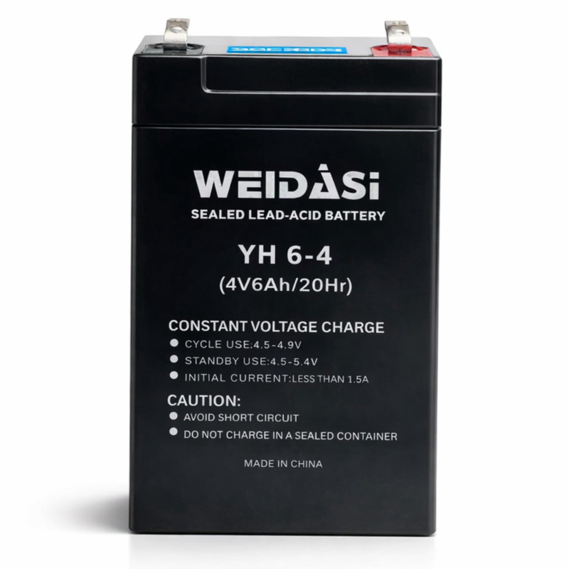باتری UPS با ولتاژ 4 ولت و شدت جریان 6 آمپرساعت مدل WIDASI-pana-4V-6A