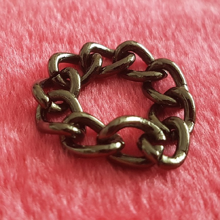 انگشتر مردانه مدل زنجیر کد P544