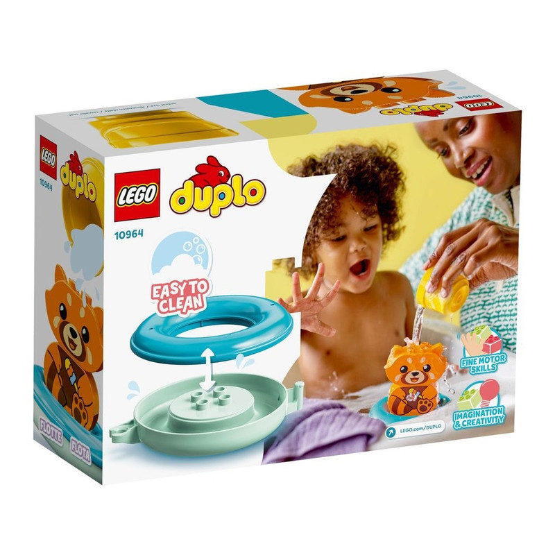 لگو طرح Duplo مدل Bath Time Fun: Floating Red Panda کد 10964
