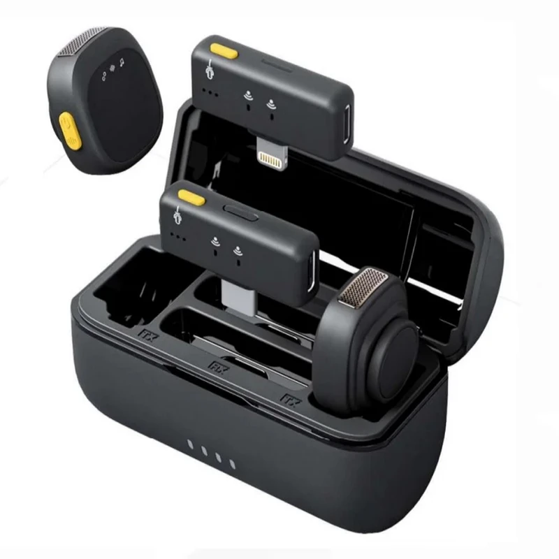 میکروفن یقه ای بی سیم مدل SX27 با درگاه اتصال تایپ سی