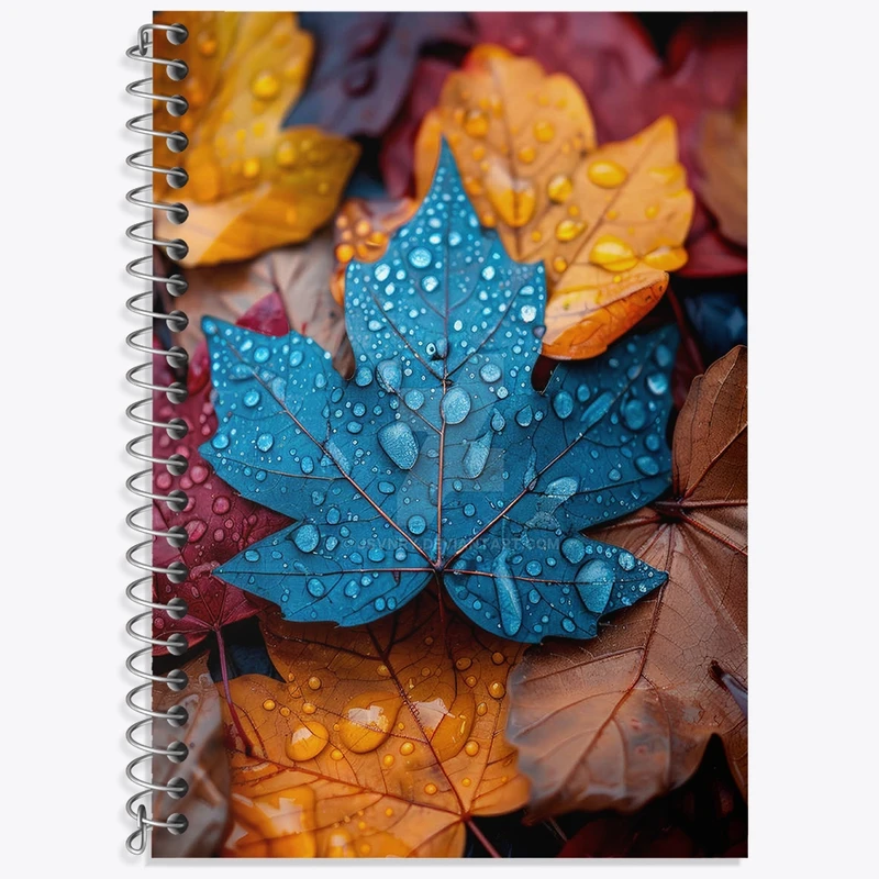 دفتر زبان 50 برگ خندالو مدل دو خط طرح برگ کد N1607