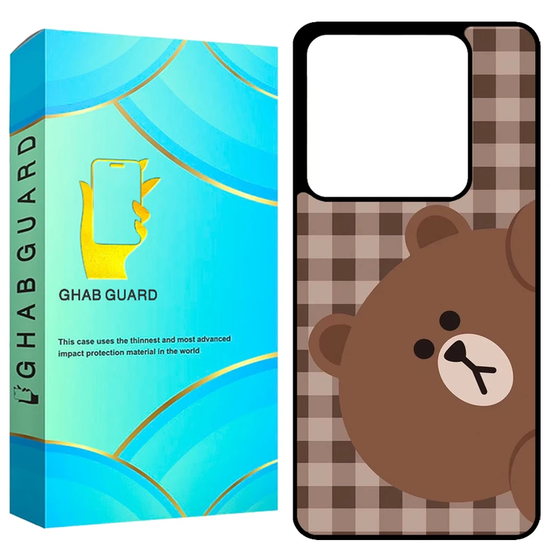 کاور قاب گارد طرح خرس مدل GCHPX6 مناسب برای گوشی موبایل شیائومی Redmi Note 13 Pro 5G / Poco X6