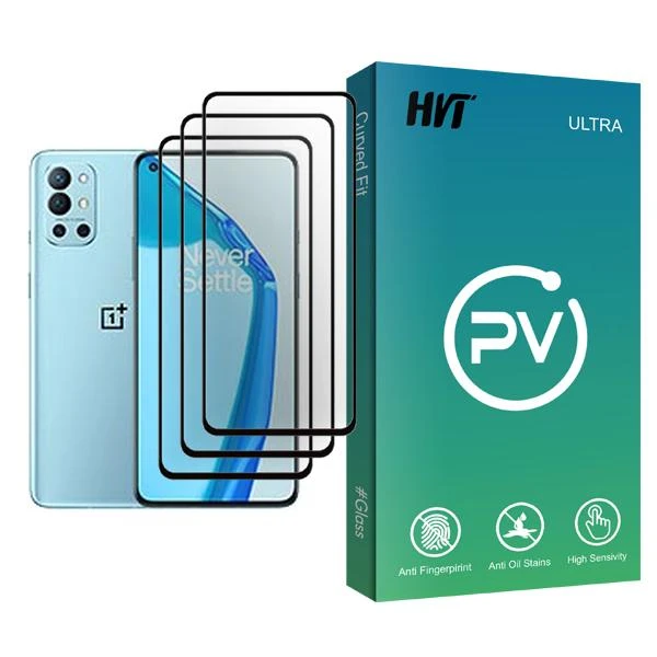 محافظ صفحه نمایش اچ وی تی مدل PV Glass MIX003 مناسب برای گوشی موبایل وان پلاس 9R بسته سه عددی