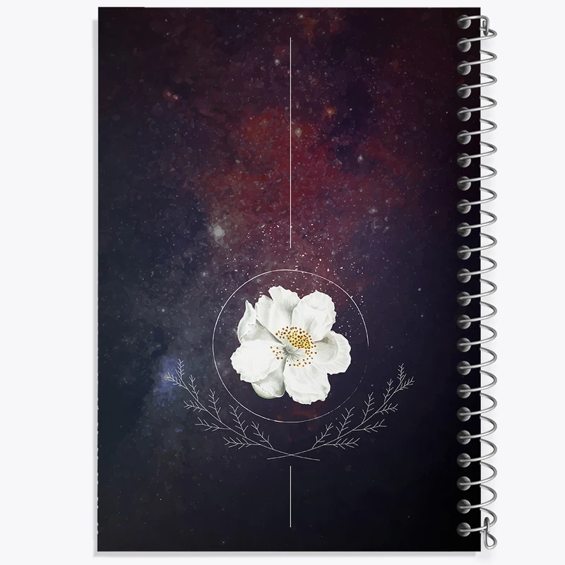 دفتر مشق 50 برگ خندالو طرح گل (Flower) کد F2544