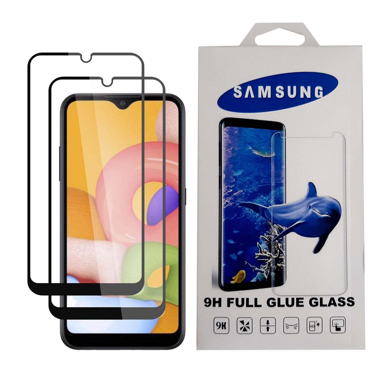 خرید                       محافظ صفحه نمایش سامسونگ مدل YGA01 مناسب برای گوشی موبایل سامسونگ Galaxy A01 بسته 2 عددی