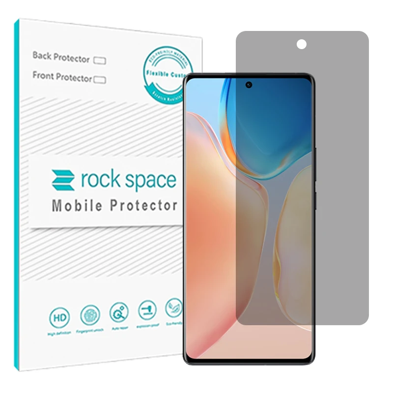 محافظ صفحه نمایش حریم شخصی راک اسپیس مدل Resistant مناسب برای گوشی موبایل ویوو X70 Pro Plus