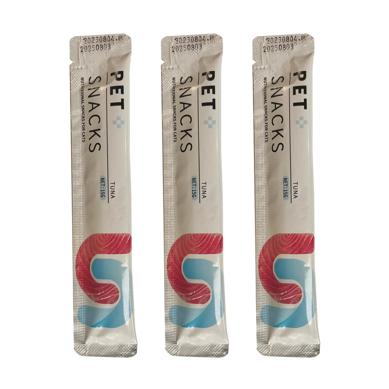 بستنی گربه مدل پت اسنک ماهی تن وزن 15 گرم مجموعه 3 عددی