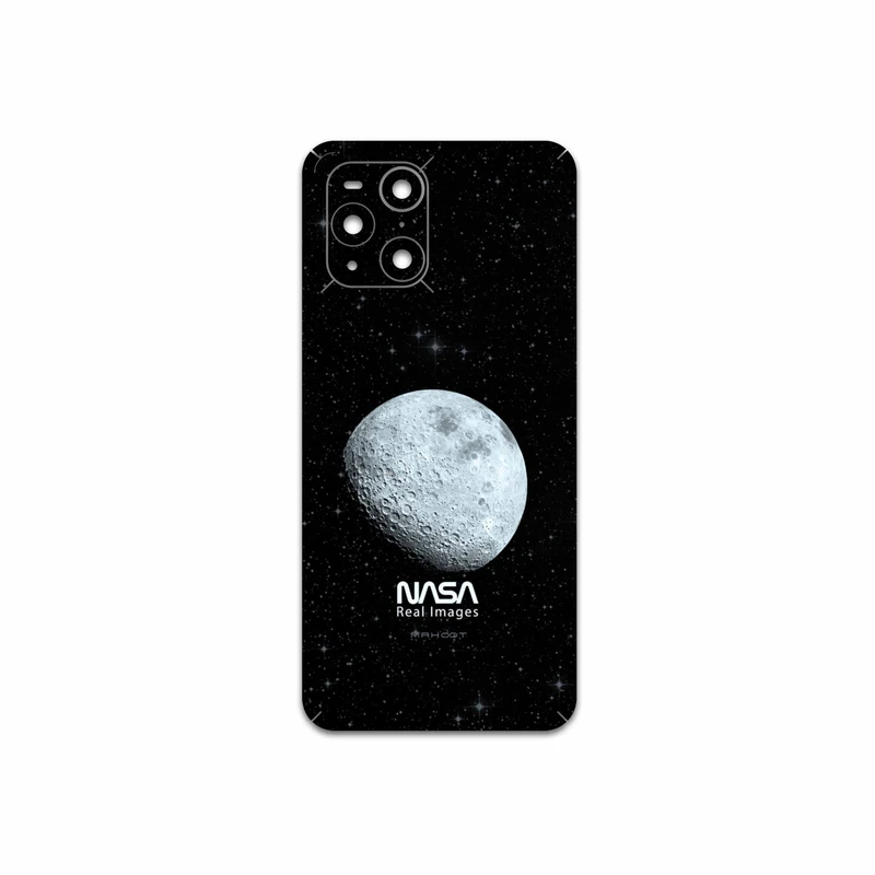 برچسب پوششی ماهوت مدل Moon-By-NASA مناسب برای گوشی موبایل اپو Find X3 Pro