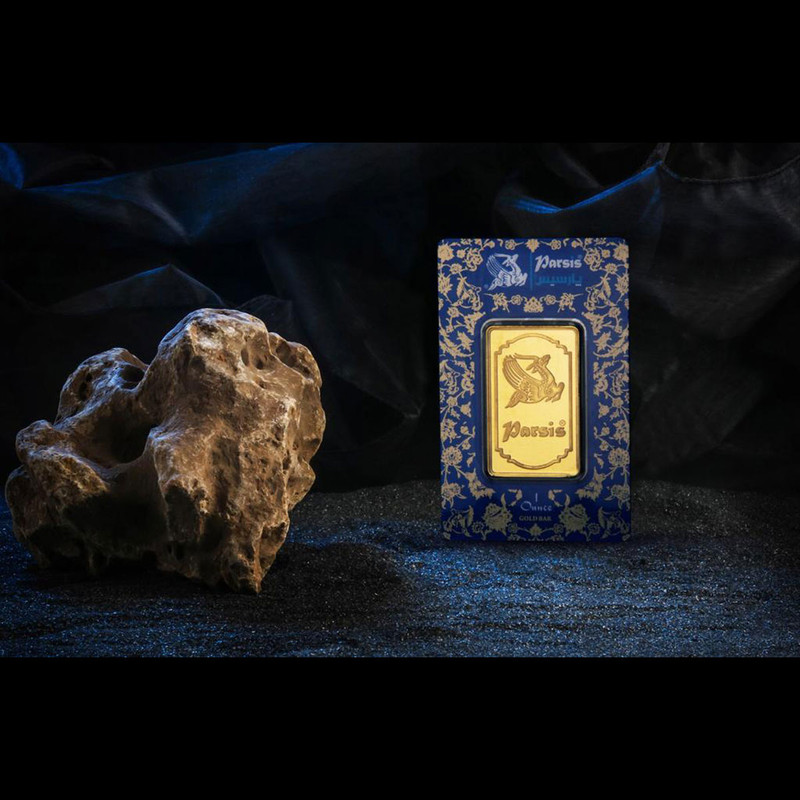 شمش طلا 24 عیار پارسیس مدل انس