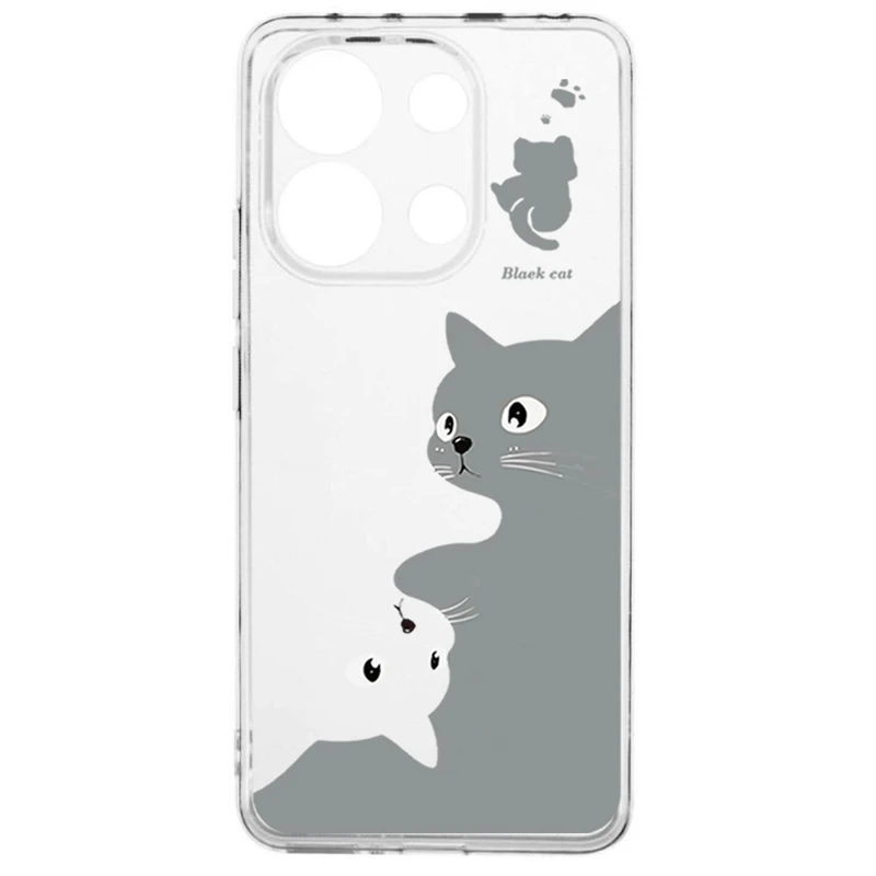 کاور طرح Cat مناسب برای گوشی موبایل شیائومی Redmi Note 13 Pro 4G 