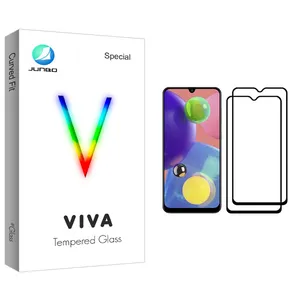 Junbo Viva Glass Screen Protector For Samsung Galaxy A70s Pack Of 2
