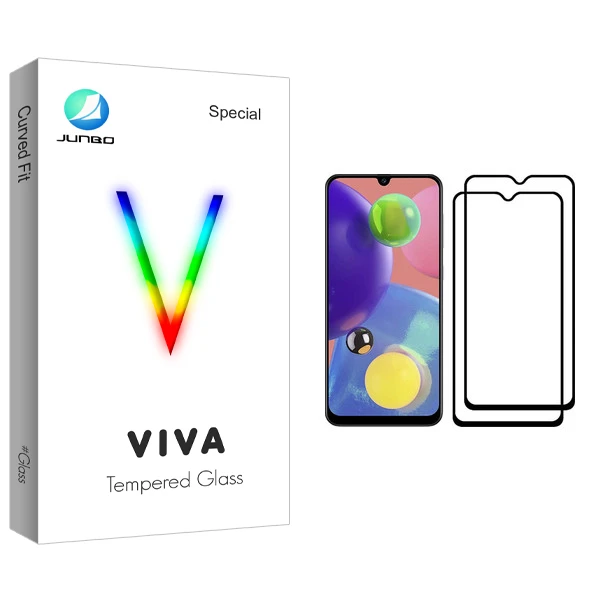 محافظ صفحه نمایش جانبو مدل Viva Glass مناسب برای گوشی موبایل سامسونگ Galaxy A70s بسته دو عددی
