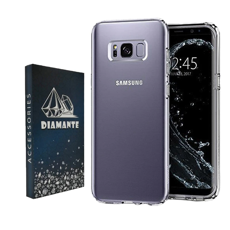 کاور دیامانته مدل Bianco Navy مناسب برای گوشی موبایل سامسونگ Galaxy S8 Plus