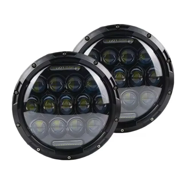 چراغ جلو خودرو مدل 7 اینچ بسته دو عددی