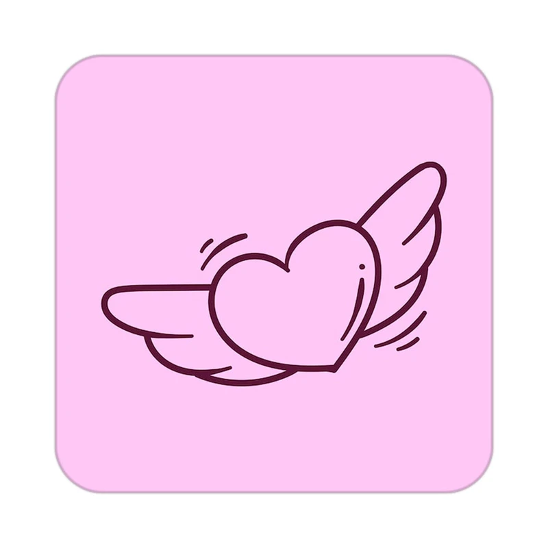 زیر لیوانی کاکتی طرح عاشقانه مدل mp39306