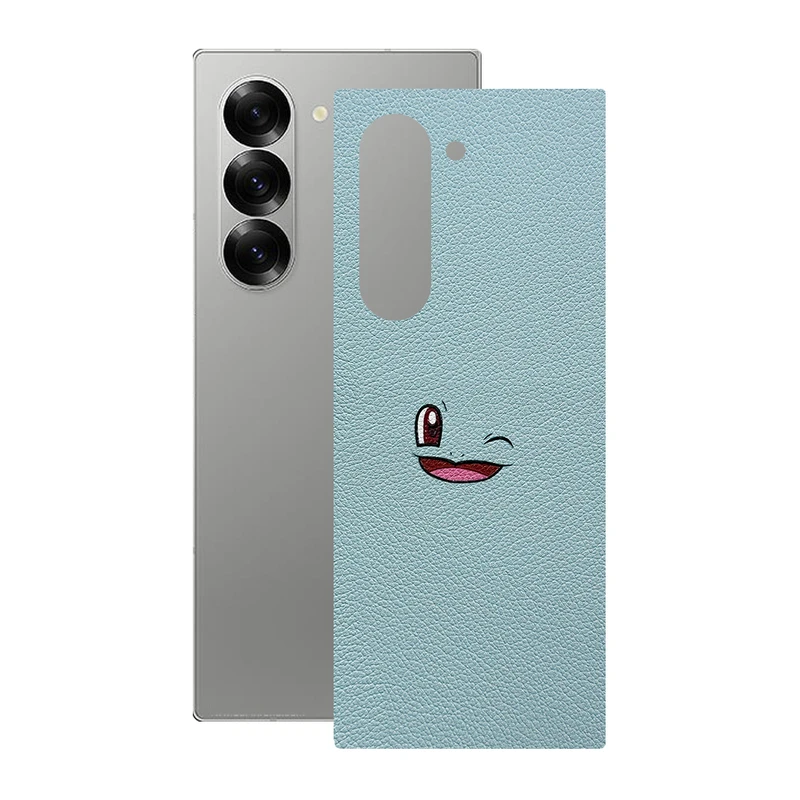 برچسب پوششی ریمکس مدل Leth طرح اسکوئرتل پوکمون مناسب برای گوشی موبایل سامسونگ Galaxy Z Fold6