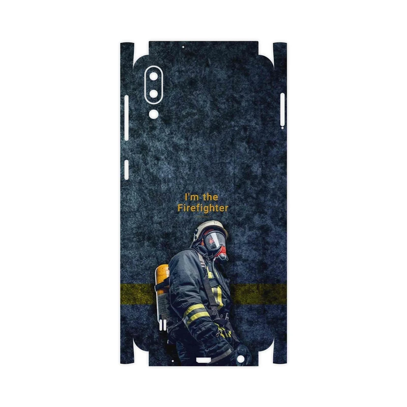 برچسب پوششی ماهوت مدل Firefighter-FullSkin مناسب برای گوشی موبایل سامسونگ Galaxy M10