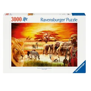 پازل 3000 تکه راونزبرگر مدل Savannah Masai کد 17056